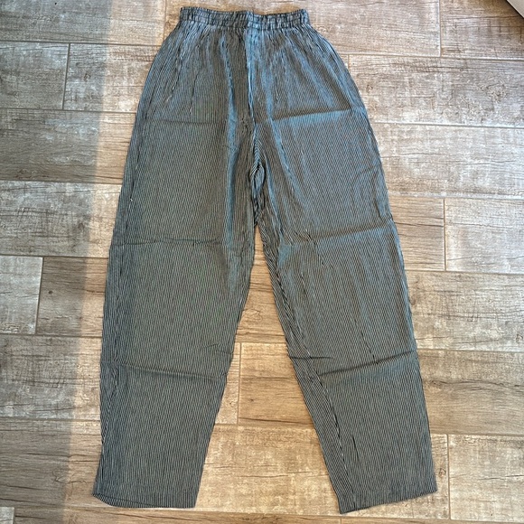 Vintage Y2K Striped Sleeveless Jumpsuit - Picture 4 of 4